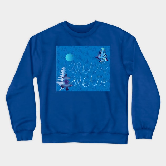 Breath tree Crewneck Sweatshirt by shimaart